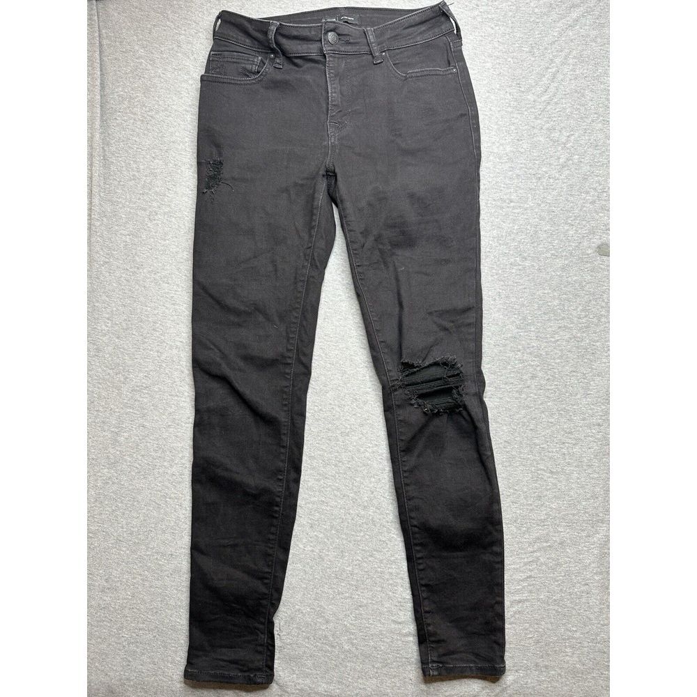 True Religion Jeans Women's Black Size 27 Jennie Curvy High Rise Skinny Denim